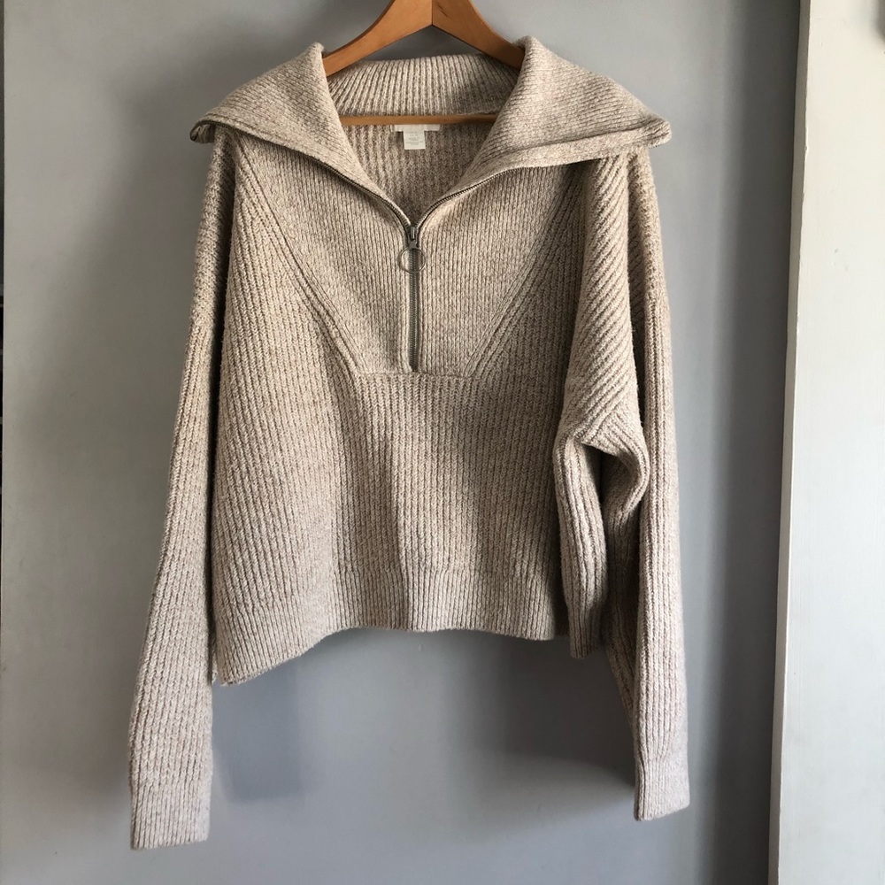 H&M Half Zip Sweater